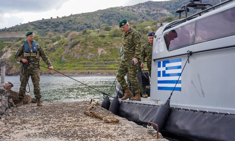 Στη Νίσυρο ο Αρχηγός ΓΕΕΘΑ Στρατηγός Δημήτριος Χούπης