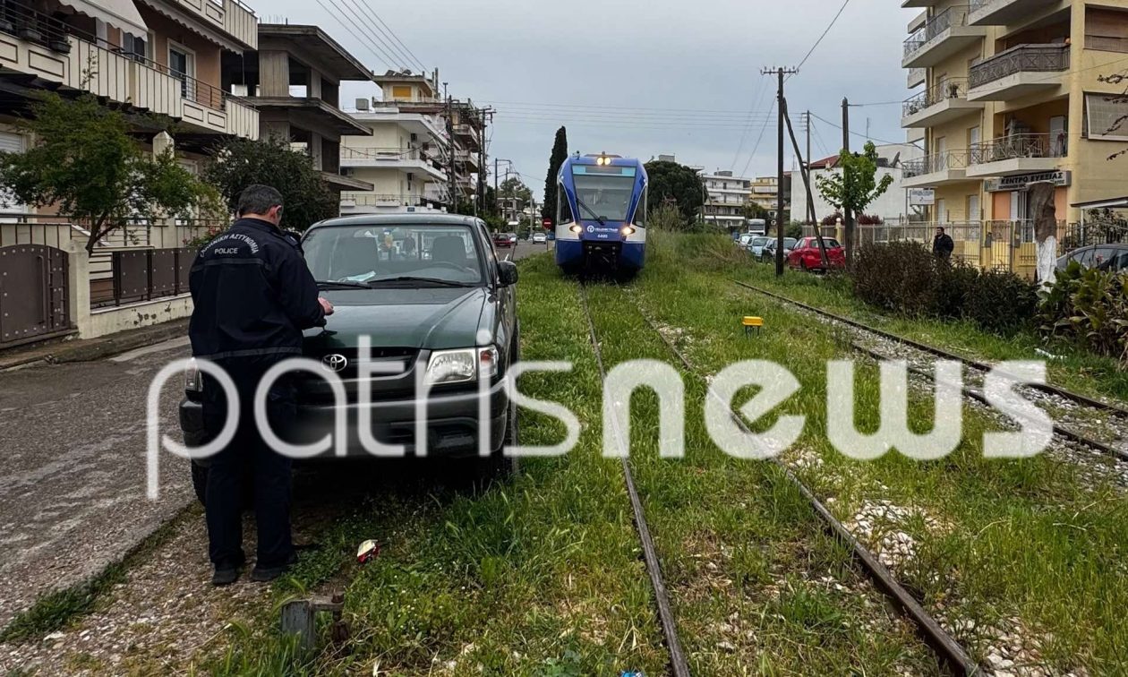 Απίστευτο περιστατικό στον Πύργο: Οδηγός πάρκαρε το φορτηγό του πάνω στις ράγες του τρένου