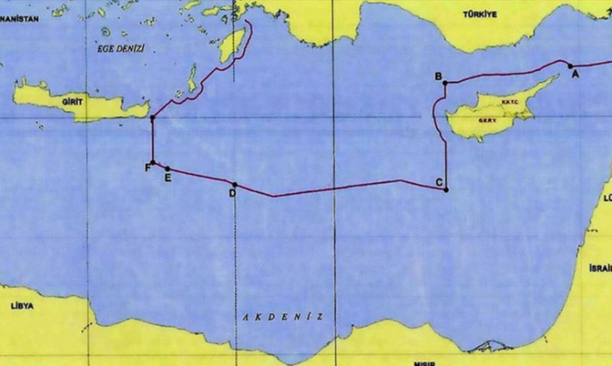 Τουρκικές προκλήσεις πριν το Πάσχα: Χάρτης της Milliyet «κόβει» το Αιγαίο στα δύο!