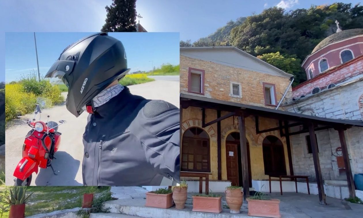 Λάρισα: Ξεκίνησε με… vespa για να φτάσει στο Άγιο Όρος για να κάνει Ανάστση