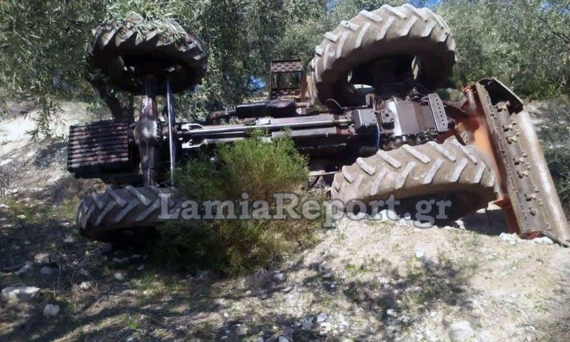 Φθιώτιδα: Ανατροπή τρακτέρ στην Άγναντη – Καταπλάκωσε τον οδηγό