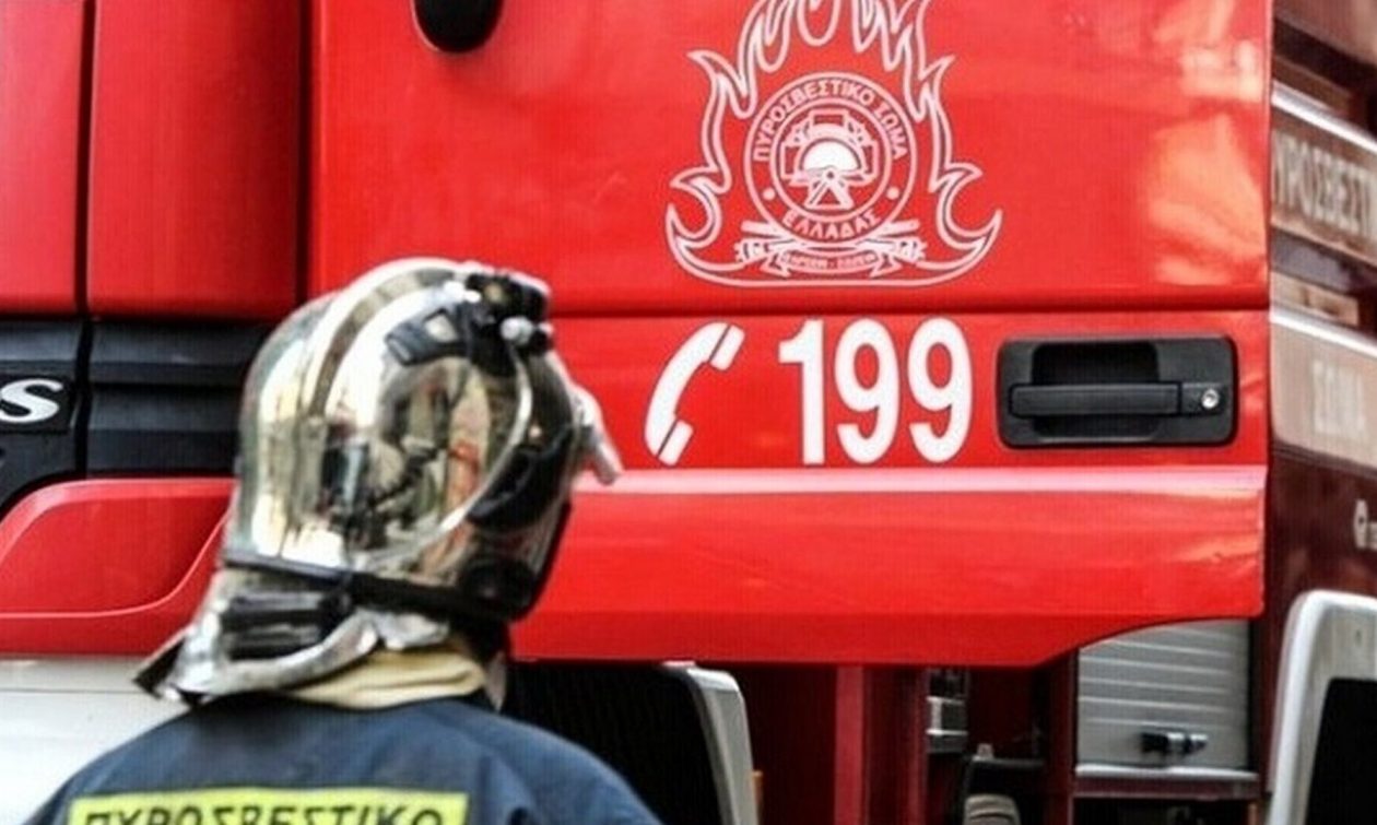 Φωτιά σε μοτοσικλέτα στο Νέο Ηράκλειο