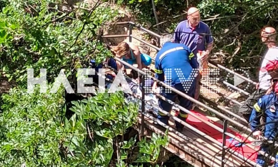 Ηλεία: Ολοκληρώθηκε η επιχείρηση διάσωσης πατέρα και γιου – Σε κρίσιμη κατάσταση το παιδί