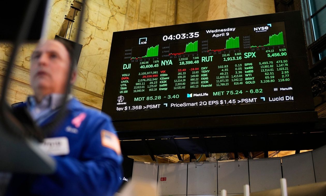 «Άλμα» στη Wall Street μετά την εκεχειρία στον εμπορικό πόλεμο μεταξύ ΗΠΑ και Κίνας