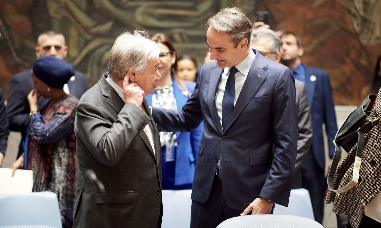 Συνάντηση Μητσοτάκη – Γκουτέρες: Το Κυπριακό στο επίκεντρο