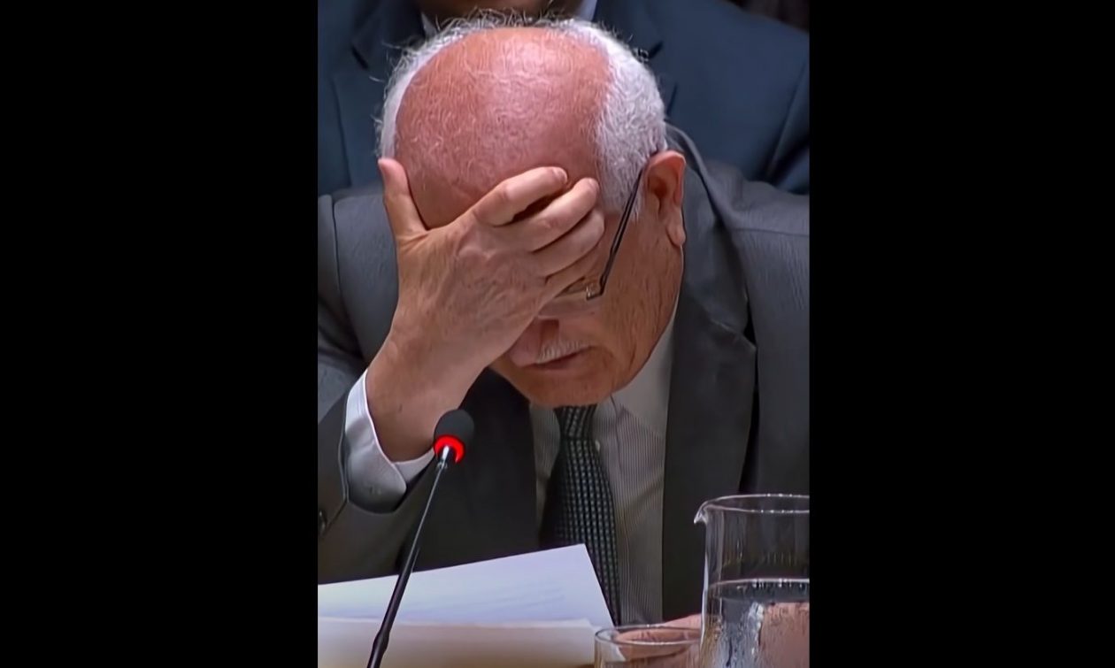 Ξέσπασε σε κλάματα ο πρέσβης της Παλαιστίνης στο Συμβούλιο Ασφαλείας του ΟΗΕ – Δείτε βίντεο