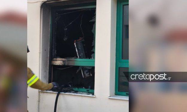 Κρήτη: Έκρηξη σε σχολείο στην Χερσόνησο – «Από θαύμα δεν θρηνήσαμε θύματα»
