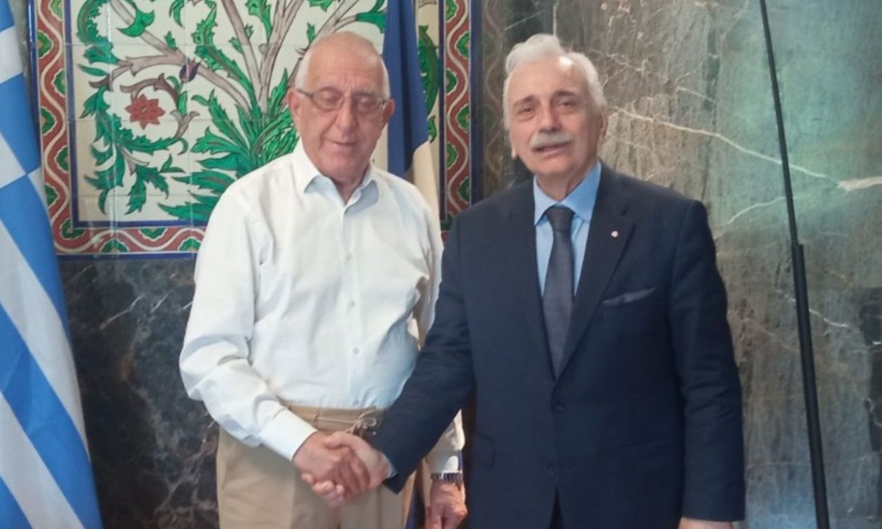 Ελληνικός Ερυθρός Σταυρός: Συνάντηση του Αντώνη Αυγερινού με τον Νικήτα Κακλαμάνη