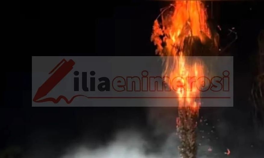 Αναστάτωση στον Πύργο: Φοίνικας άρπαξε φωτιά από βεγγαλικά