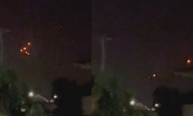 Ορατοί από την Κύπρο οι πύραυλοι του Ιράν προς το Ισραήλ (vid)