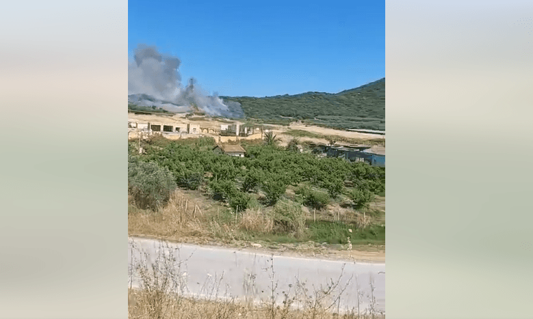Φωτιά στην Καβάλα: Καίει αγροτοδασική περιοχή στη Νέα Πέραμο