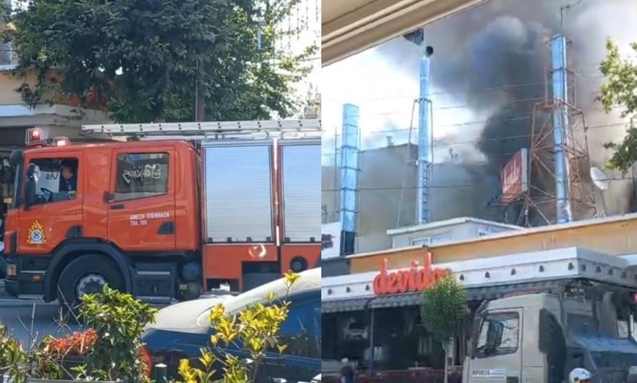 Συναγερμός για φωτιά σε κατάστημα στον Εύοσμο Θεσσαλονίκης