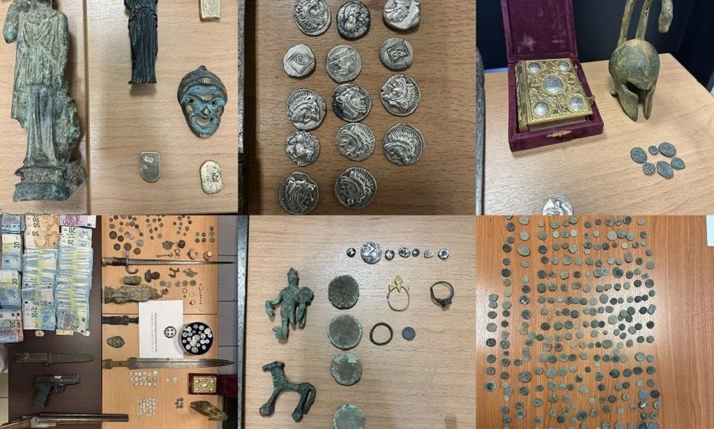 Εξαρθρώθηκαν δύο εγκληματικές οργανώσεις αρχαιοκάπηλων που δρούσαν σε όλη τη χώρα