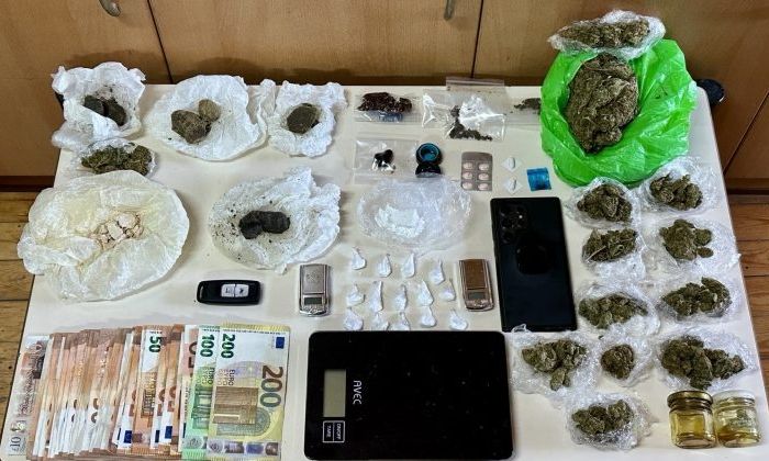 Ρέθυμνο: Στα χέρια της ΕΛ.ΑΣ. 27χρονος με μεγάλη ποικιλία από ναρκωτικά