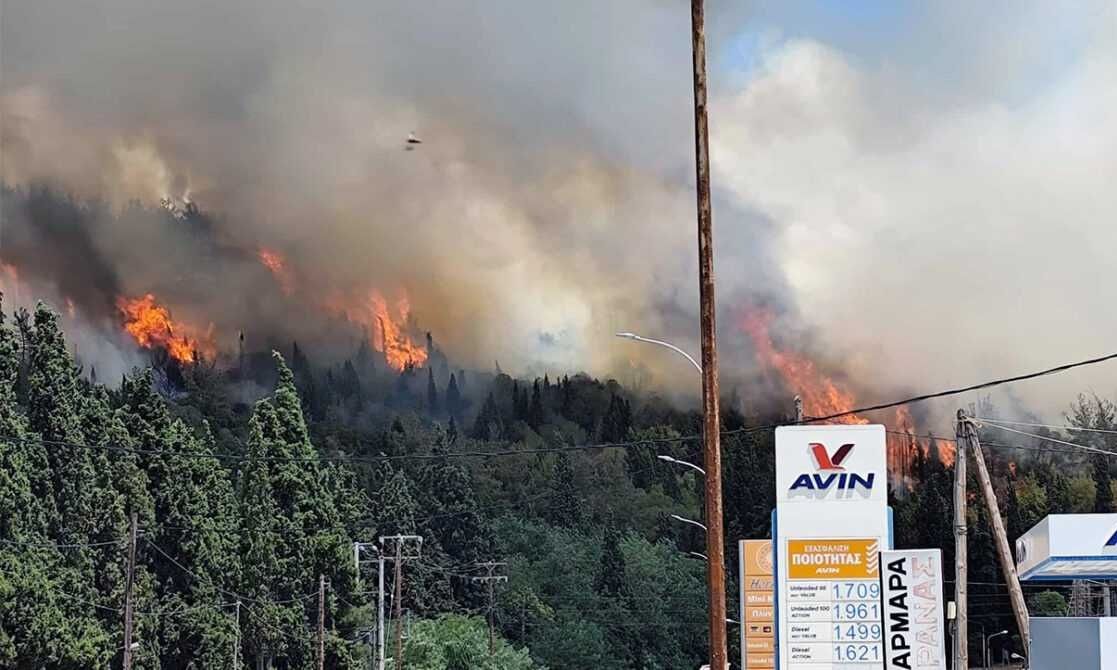 Υπό πλήρη έλεγχο η φωτιά στην Καβάλα