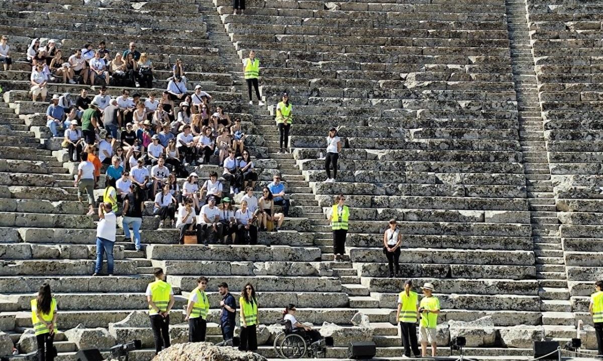 Άσκηση ετοιμότητας στο Αρχαίο Θέατρο Επιδαύρου σε περίπτωση δασικής πυρκαγιάς