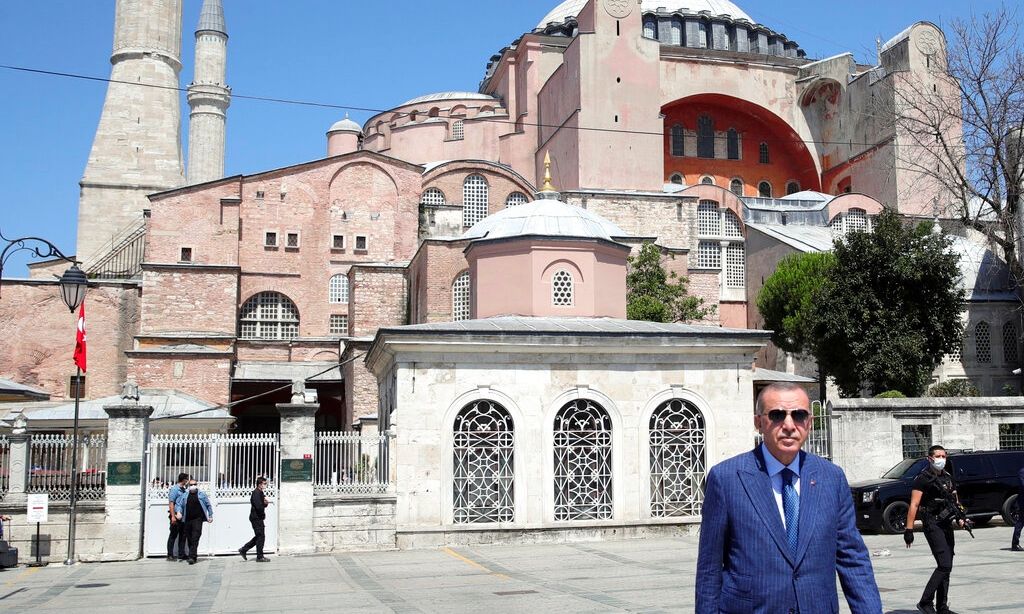 Τουρκία: Επέτειος πρόκληση με νέο μήνυμα Ερντογάν για την Αγία Σοφία