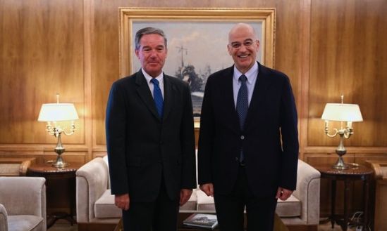 Νίκος Δένδιας: Συναντήθηκε με τον πρέσβη του Βελγίου Marc Calcoen