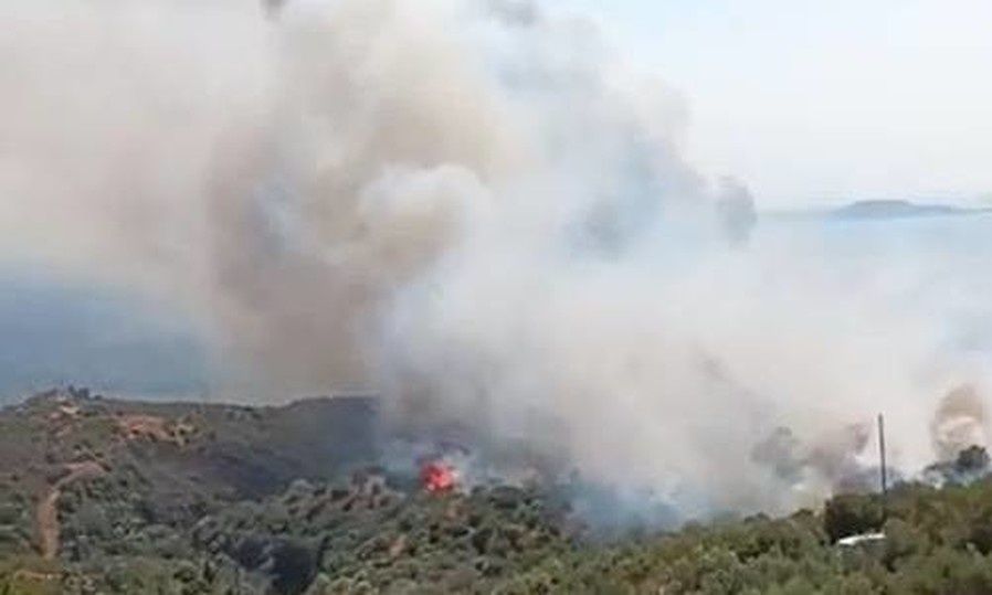 Φωτιά στη Λακωνία: Μήνυμα του 112 – «Παραμείνετε σε ετοιμότητα»