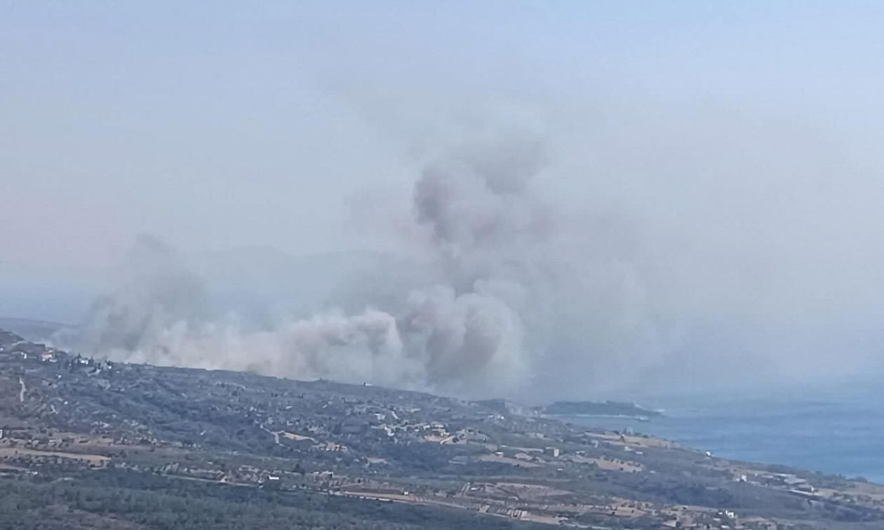 Καλύτερη η εικόνα της φωτιάς στο Λάχι Λακωνίας – Απεγκλωβίστηκαν 4 άτομα από το Λιμενικό