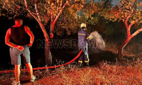 Υπό έλεγχο η φωτιά δίπλα από το Άλσος Βεΐκου στο Γαλάτσι