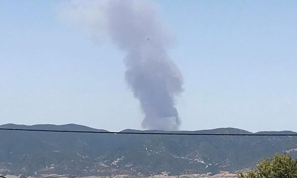 Φωτιά τώρα στη Θεσσαλονίκη: Επιχειρούν επίγειες και εναέριες δυνάμεις