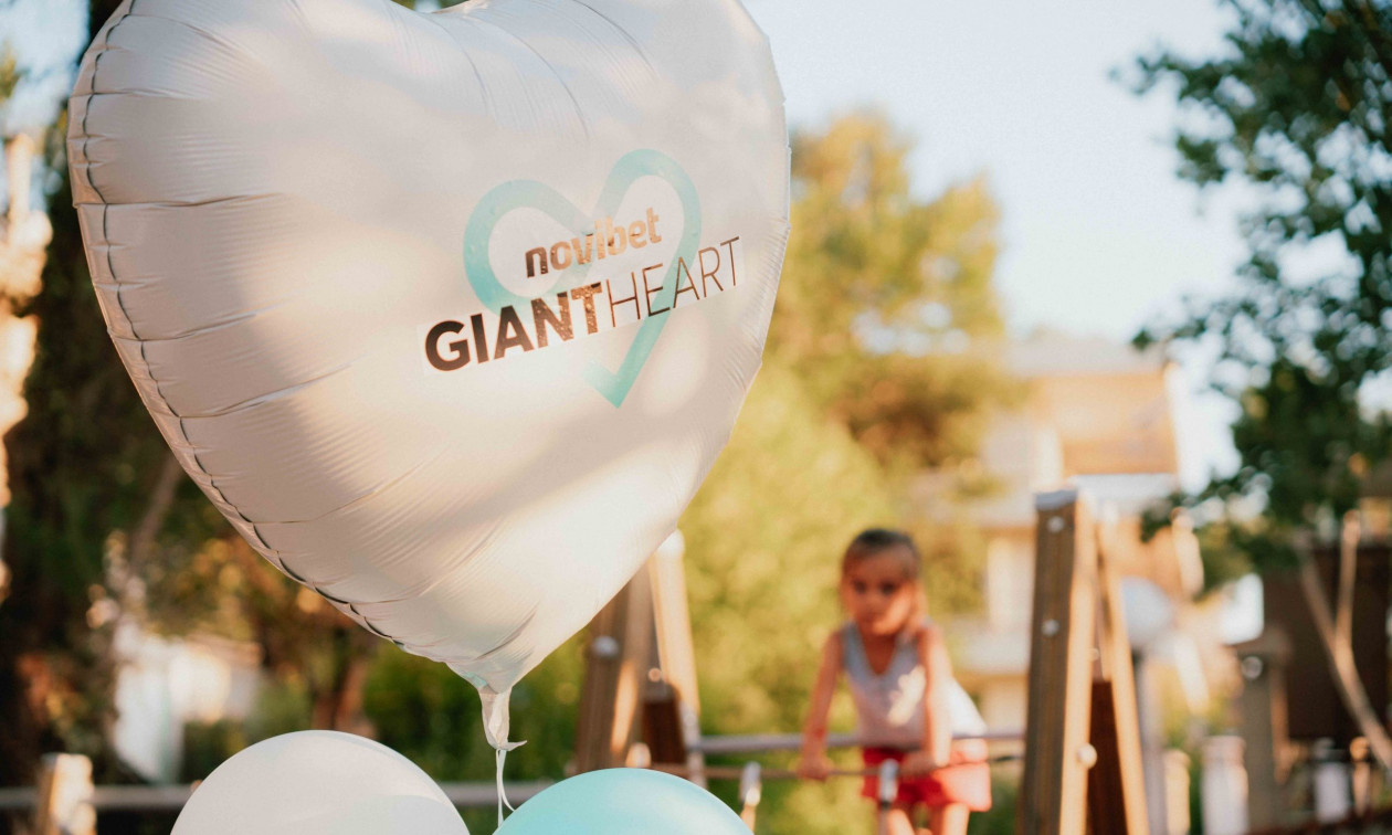 Το Giant Heart της Novibet δίνει ζωή σε μια νέα παιδική χαρά του Δήμου Κηφισιάς