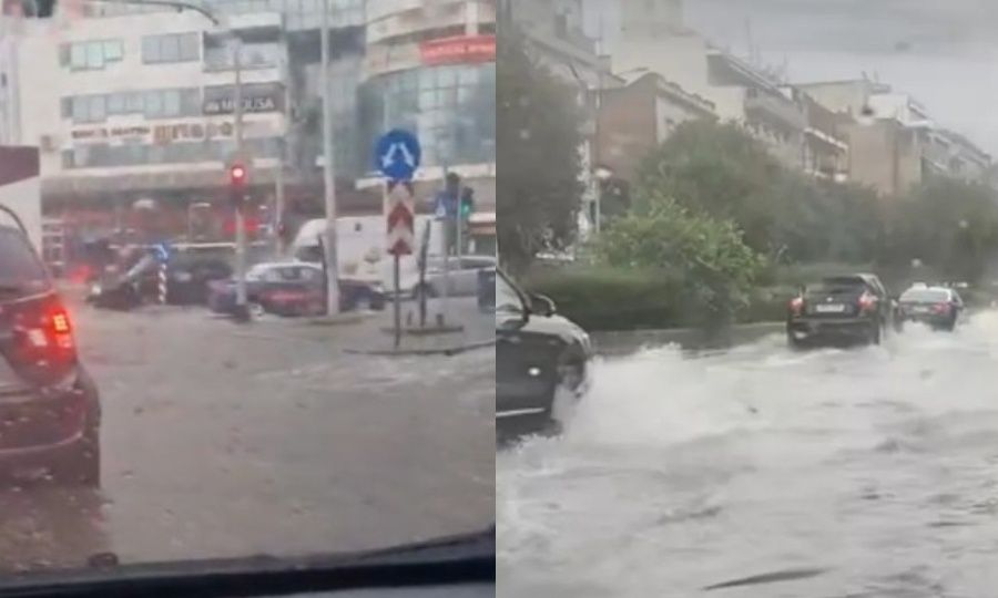 Θεσσαλονίκη: Η έντονη καταιγίδα μπλόκαρε τους δρόμους – Σοβαρό τροχαίο στον Βαθύλακκο με τραυματίες