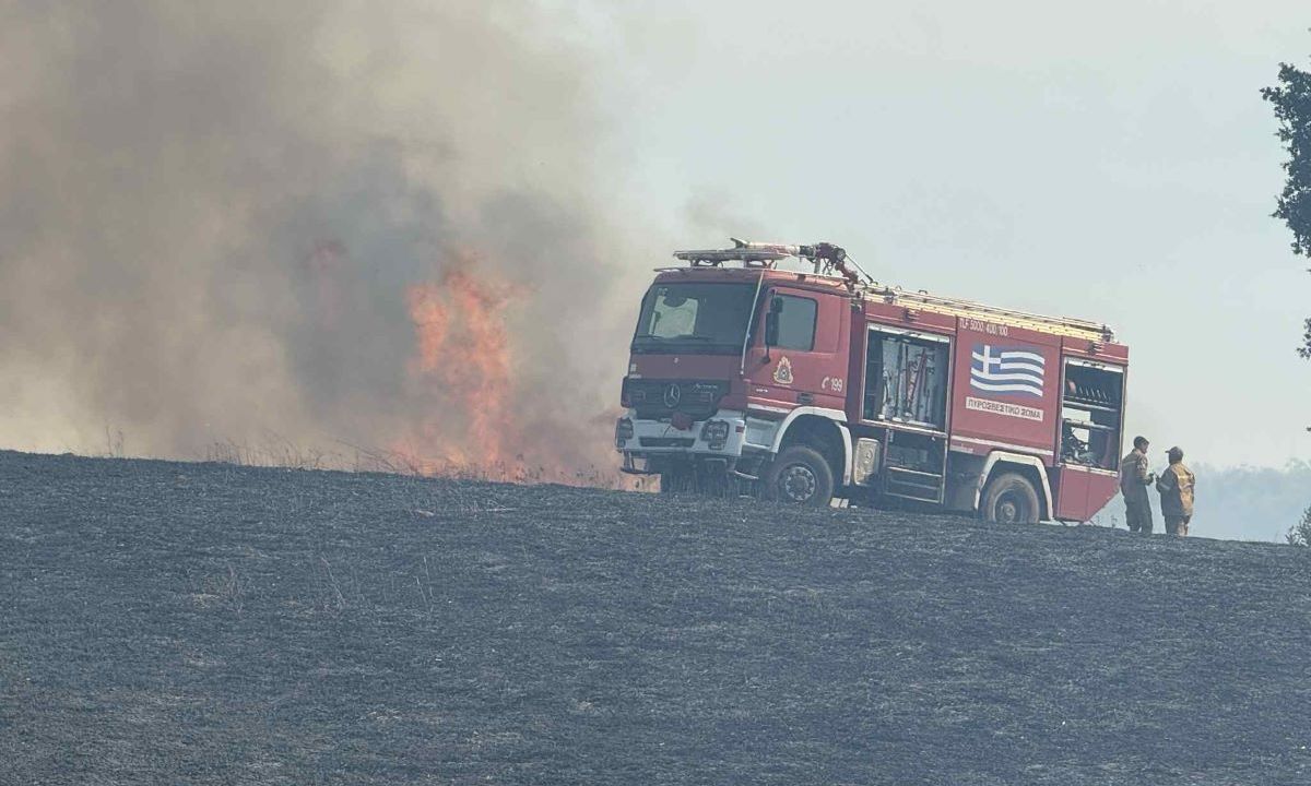 Φωτιά στην Ορεστιάδα: Ολονύχτια μάχη με τις φλόγες για την κατάσβεση