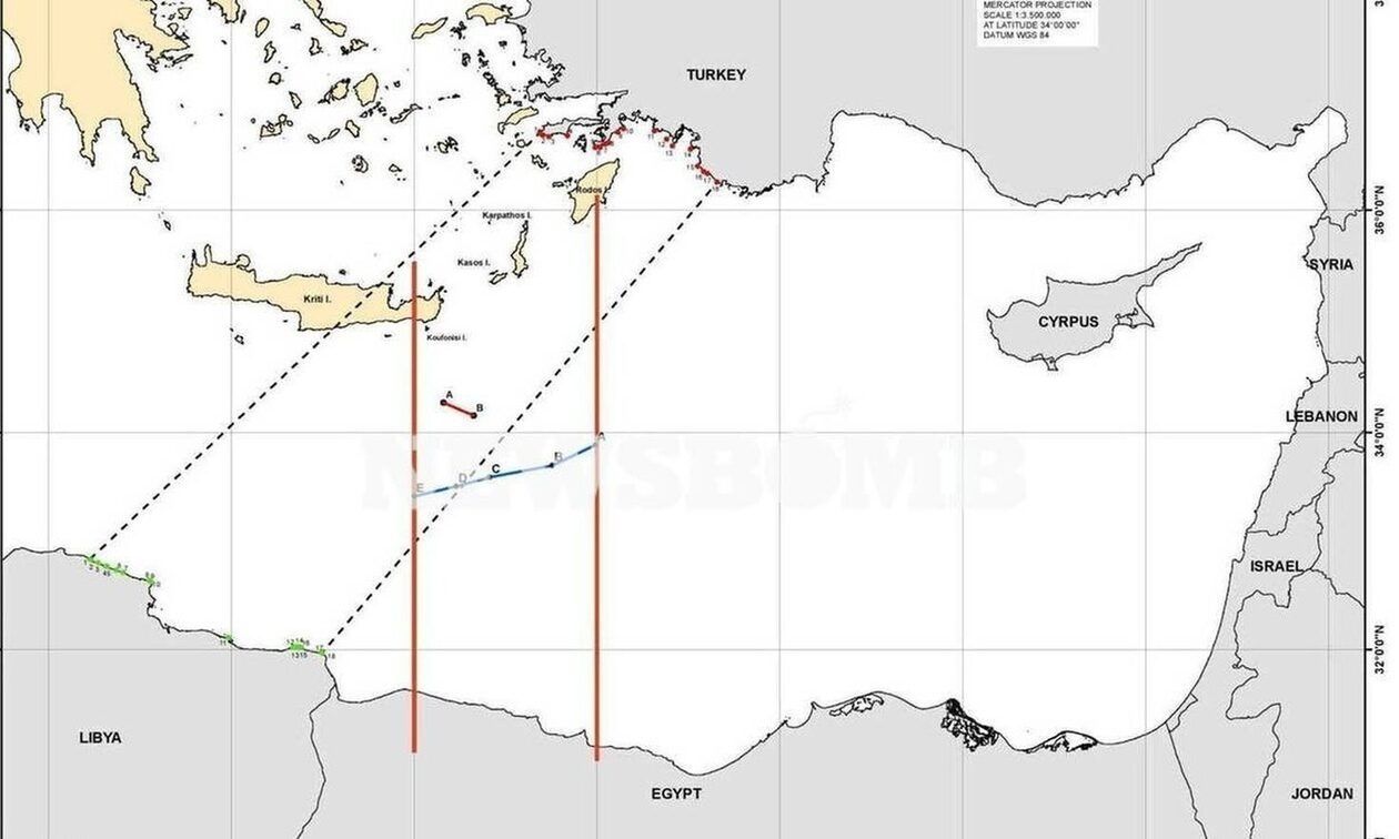 Ελληνική απάντηση στους ισχυρισμούς της Λιβύης – Στον ΟΗΕ ρηματική διακοίνωση