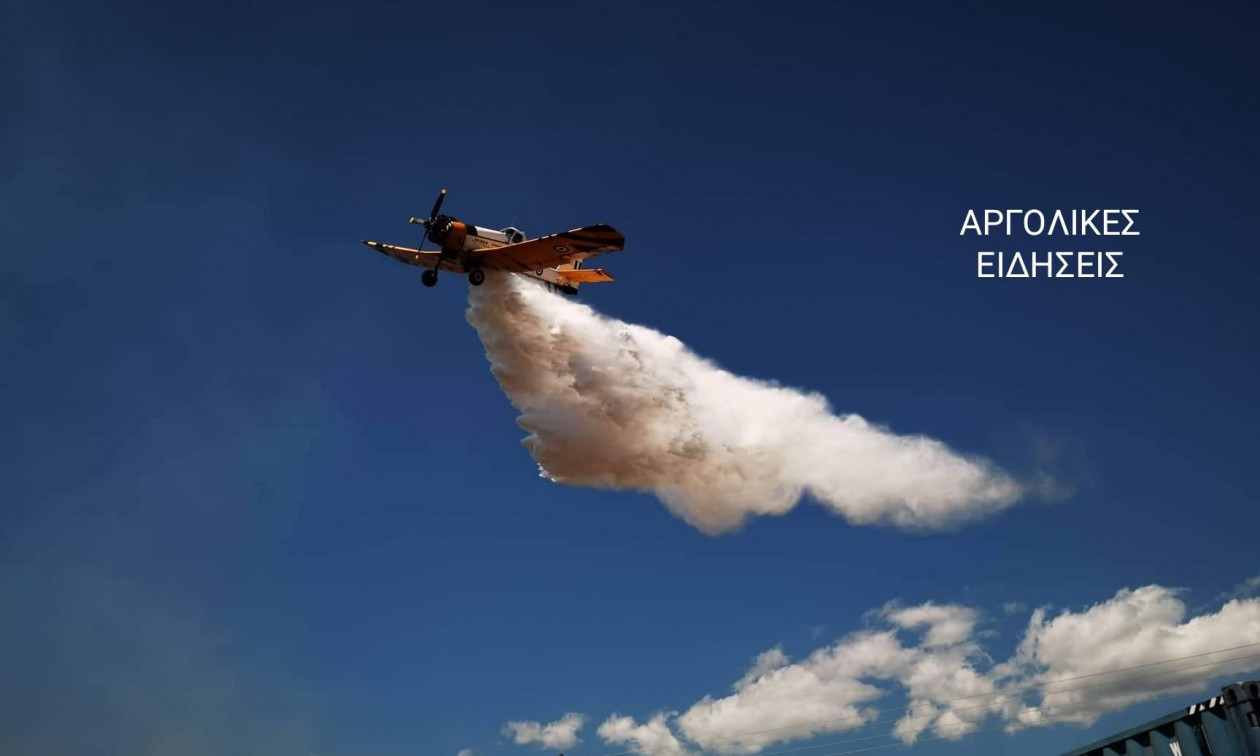 Φωτιά τώρα στην Αργολίδα – Στη μάχη και εναέρια μέσα