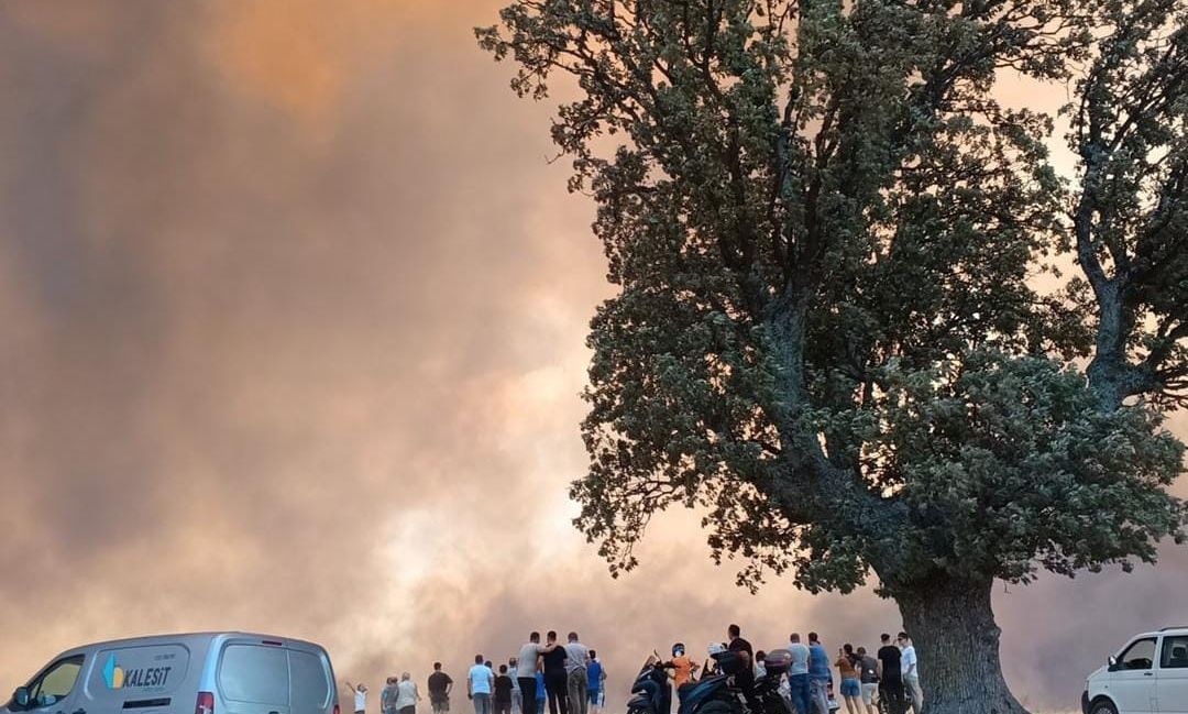 Τουρκία: Μεγάλη δασική φωτιά στο Τσανάκαλε – Έκλεισε ο Βόσπορος και αεροδρόμιο, κάηκε πυροσβεστικό