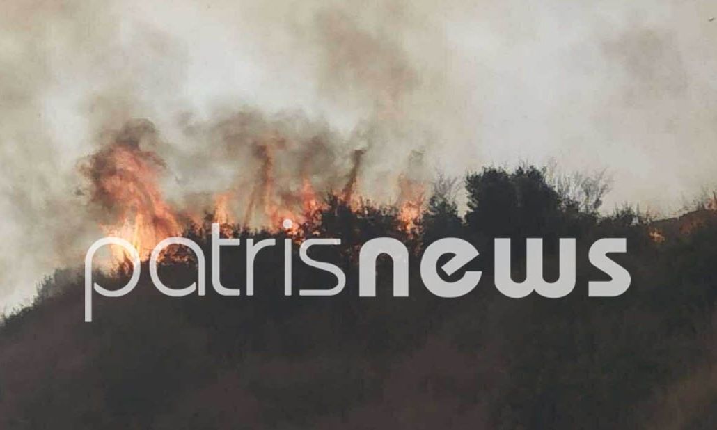 Εκτός ελέγχου η φωτιά στο Χελιδόνι Αρχ. Ολυμπίας: Μηνύματα από το 112 – Ένας εγκαυματίας