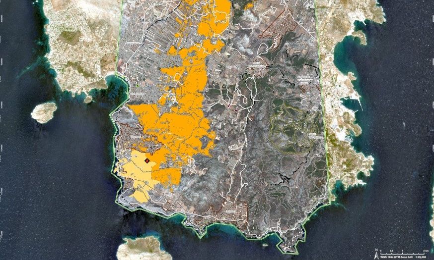 Πυρκαγιά στη Λαυρεωτική: Πάνω από 15.800 στρέμματα η καμένη έκταση