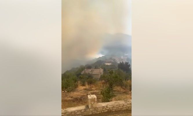 Μεγάλη φωτιά σε χωριά της ελληνικής μειονότητας στην Αλβανία – Δείτε βίντεο
