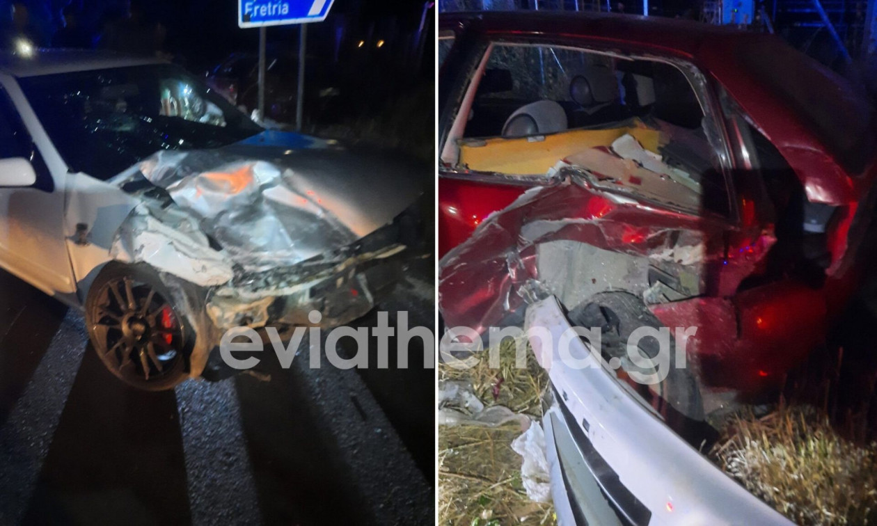 Εύβοια: Σφοδρή σύγκρουση με τρεις τραυματίες στον Πισσώνα – Ένας σε κρίσιμη κατάσταση