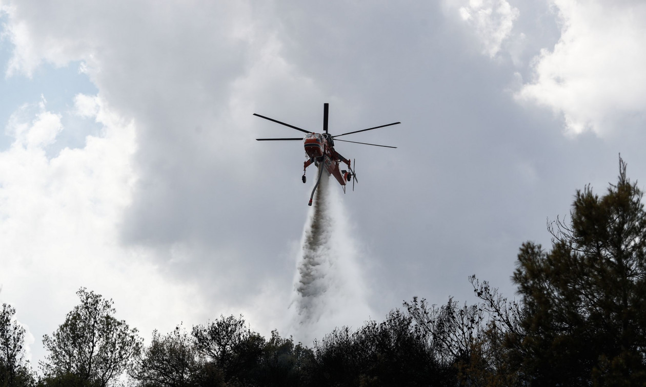 Αιτωλοακαρνανία: Φωτιά κοντά στη λίμνη Βουλκαριά στην Αιτωλοακαρνανία