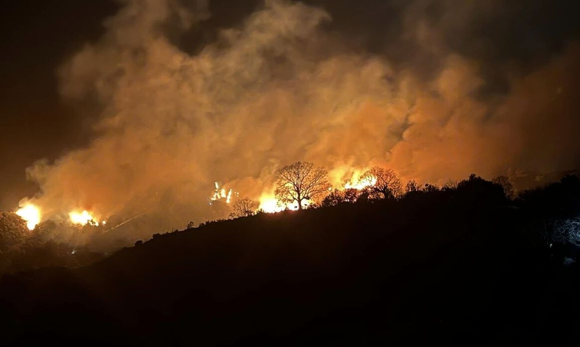 Φωτιά στην Αττική: Στις φλόγες δασική έκταση στον Άγιο Κωνσταντίνο Βιλίων – Ήχησε το 112