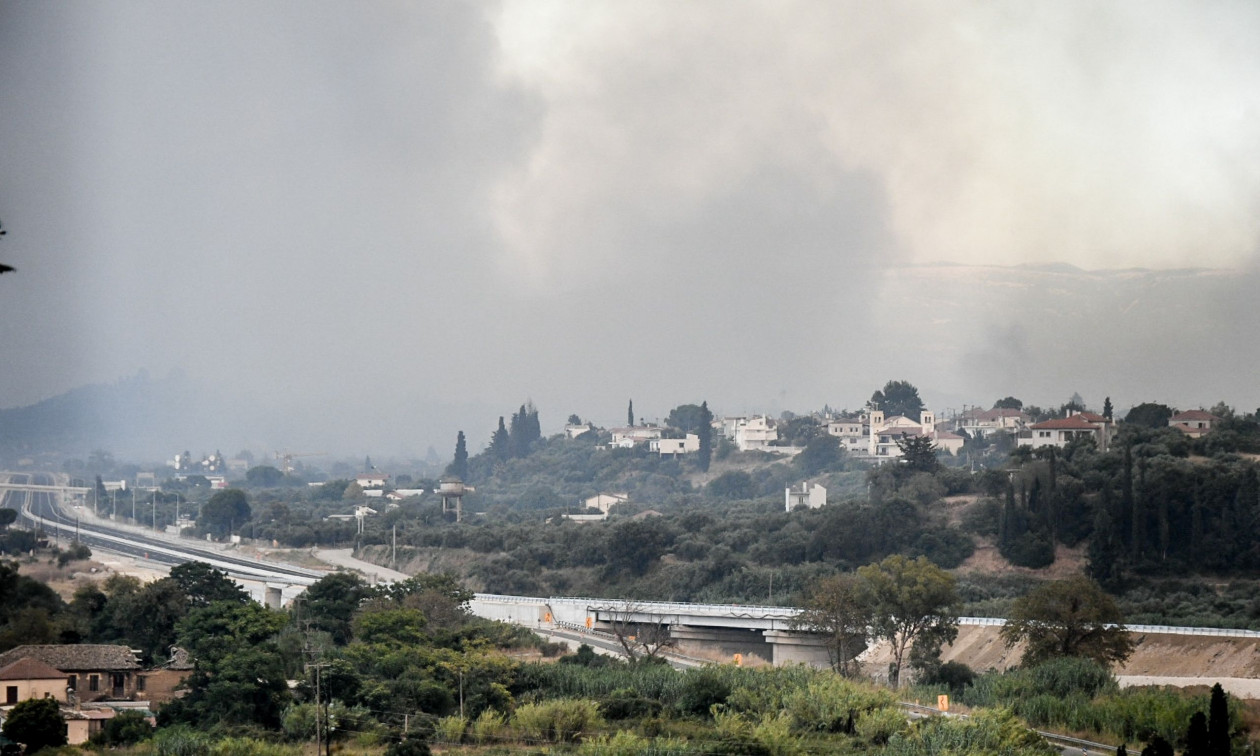 Φωτιά στην Αχαΐα: Νέο μήνυμα 112 για εκκένωση από 4 περιοχές