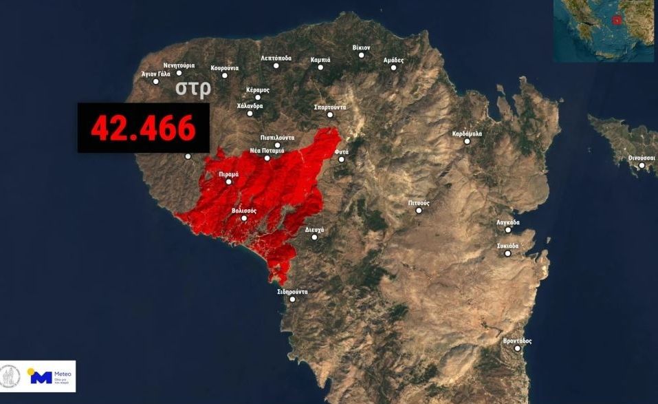 Στάχτη 100.000 στρέμματα από τις φωτιές – Τρομακτικές εικόνες από δορυφόρο