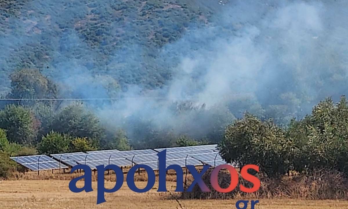 Φωτιά τώρα στην Εθνική Οδό Διστόμου -Λιβαδειάς