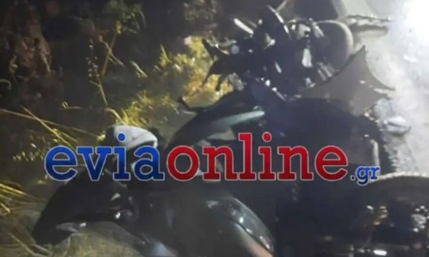 Τραγωδία στην Εύβοια: Νεκρός και ο 35χρονος συνοδηγός της μηχανής που συγκρούστηκε με αυτοκίνητο