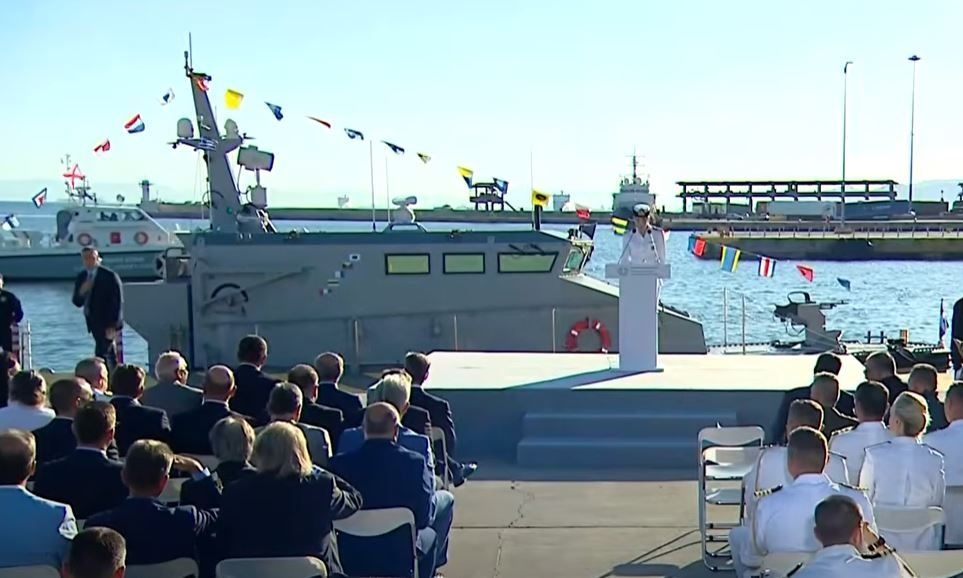 LIVE: Ο Μητσοτάκης στην εκδήλωση παραλαβής πέντε Ταχύπλοων Περιπολικών Σκαφών στο Λιμενικό