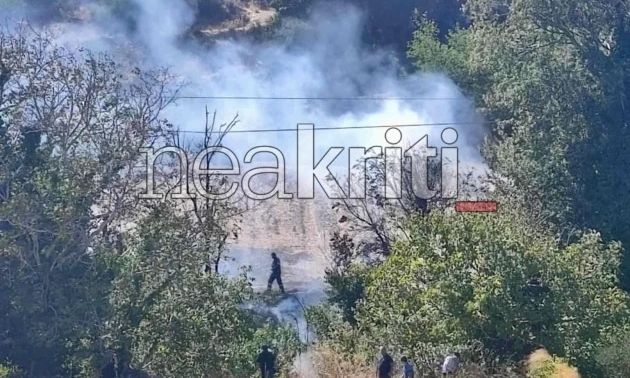 Συναγερμός στο Ηράκλειο για πυρκαγιά στις Μελέσες