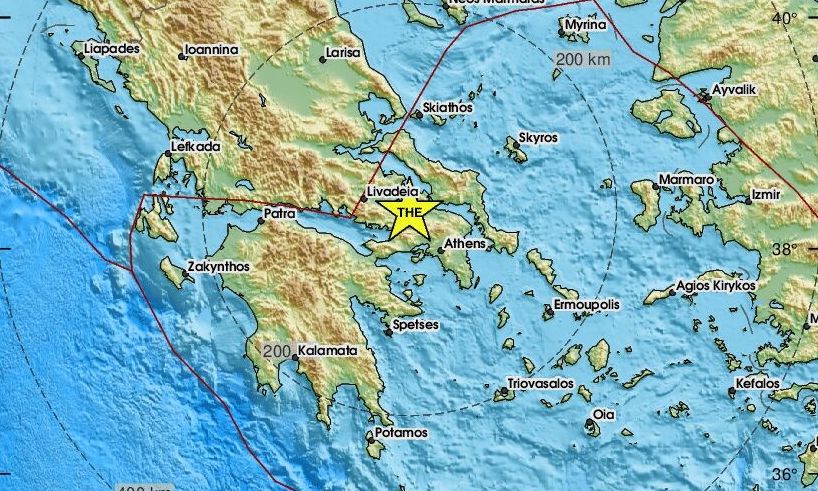 Σεισμός στη Θήβα – Αισθητός στους κατοίκους