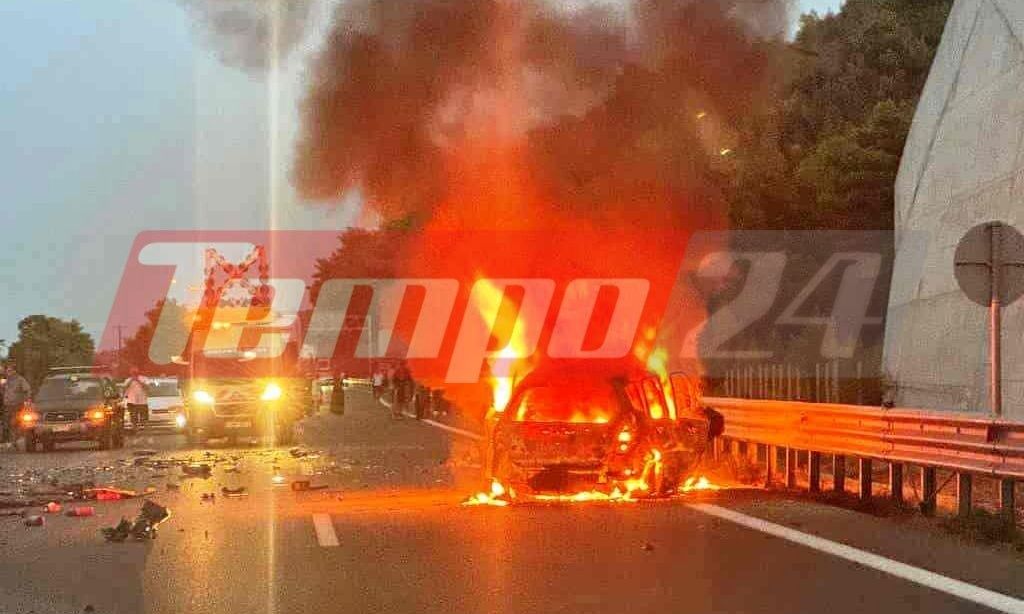 Αχαΐα: Σφοδρή σύγκρουση οχημάτων – Ένας νεκρός, δύο τραυματίες