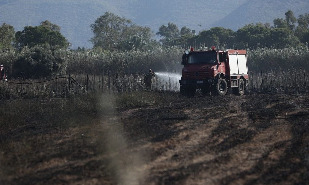 Κρήτη: Υπό μερικό έλεγχο η πυρκαγιά στη Μεσαρά