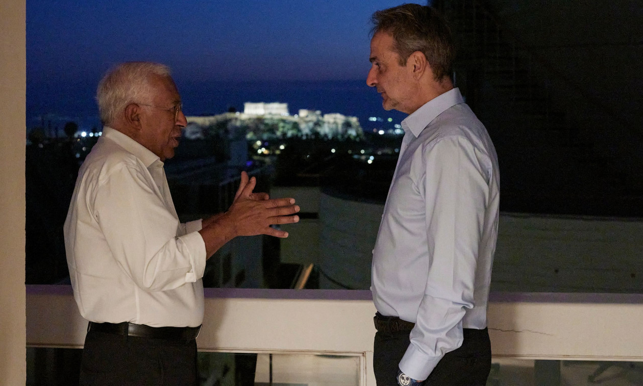 Ο Κυριάκος Μητσοτάκης παρέθεσε δείπνο στον António Costa – Δείτε εικόνες