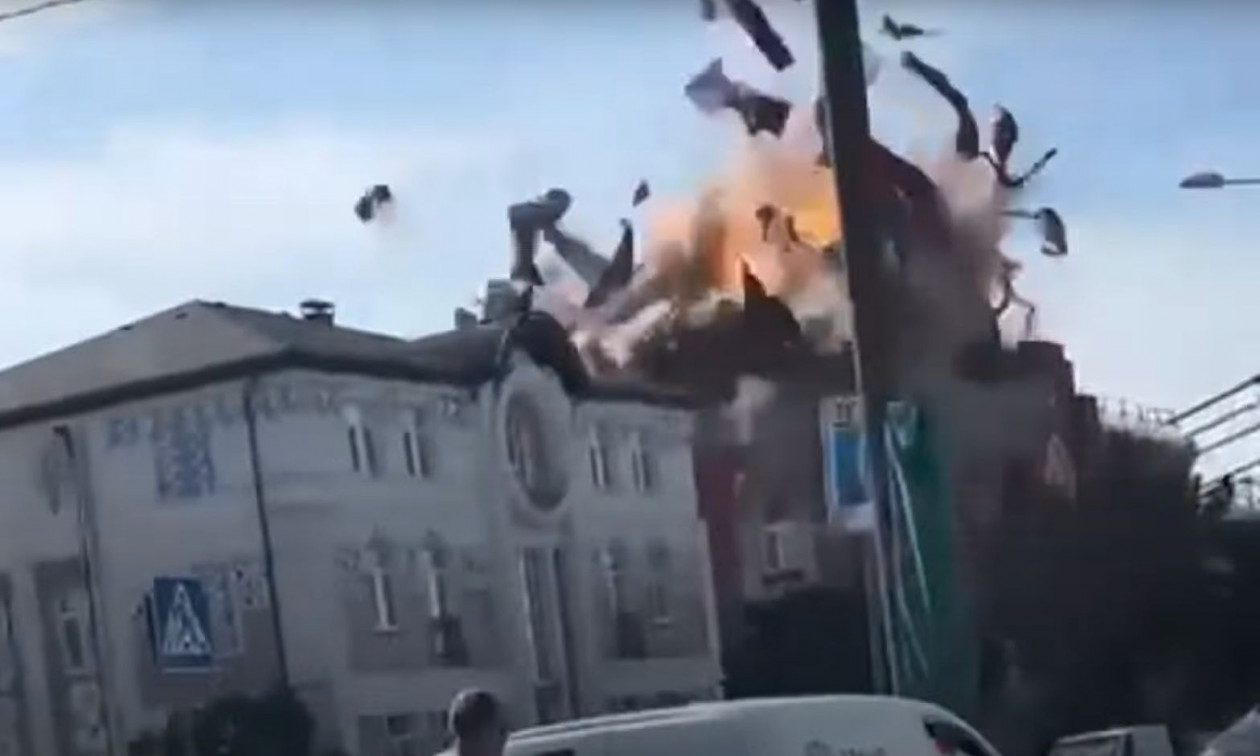 Ουκρανία: Η τρομακτική στιγμή της έκρηξης ρωσικού drone σε κτίριο πανεπιστημίου – Βίντεο