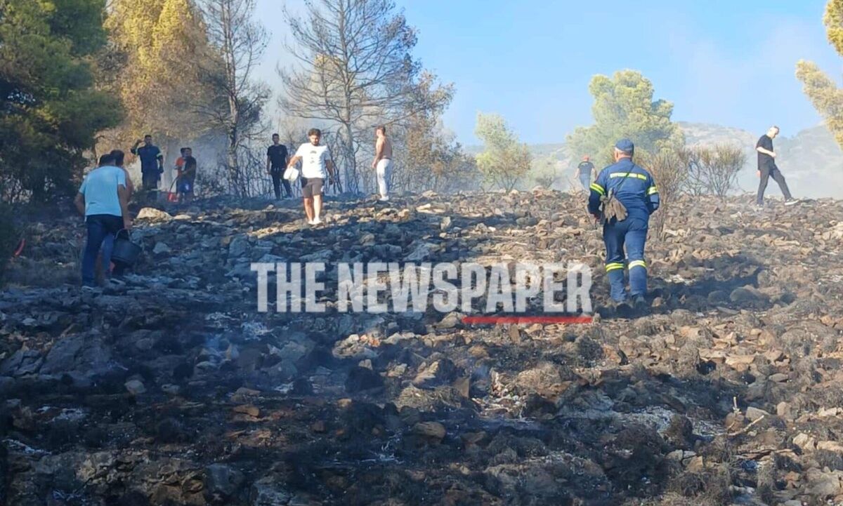 Φωτιά στον Άγιο Ονούφριο Μαγνησίας: Σε κίνδυνο σπίτια – Ισχυρή κινητοποίηση της Πυροσβεστικής